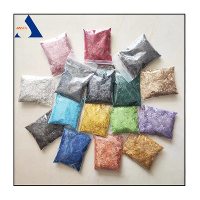 Цветные микроскопические хлопья для краски Цветные микроскопические хлопья для эпоксидной полы