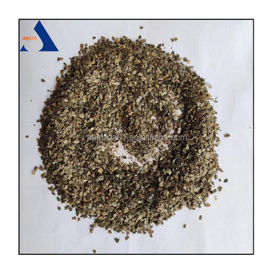 Золотой цвет Сырье вермикулитные хлопья Без асбеста 0.3-1mm/1.5-2.5mm/1-3mm/2-4mm Размеры